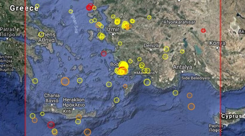 Σεισμική δόνηση 4,5 Ρίχτερ ταρακούνησε την Κω